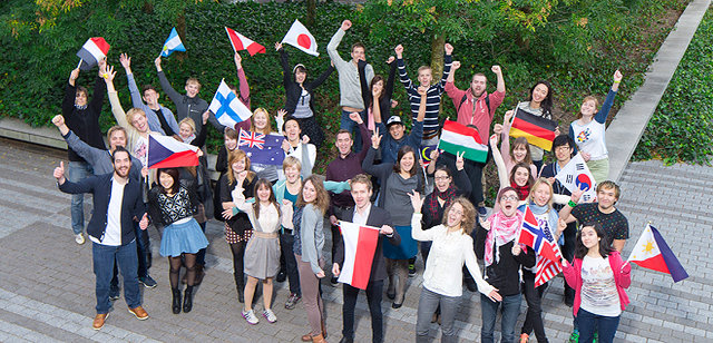 International students at Josai University