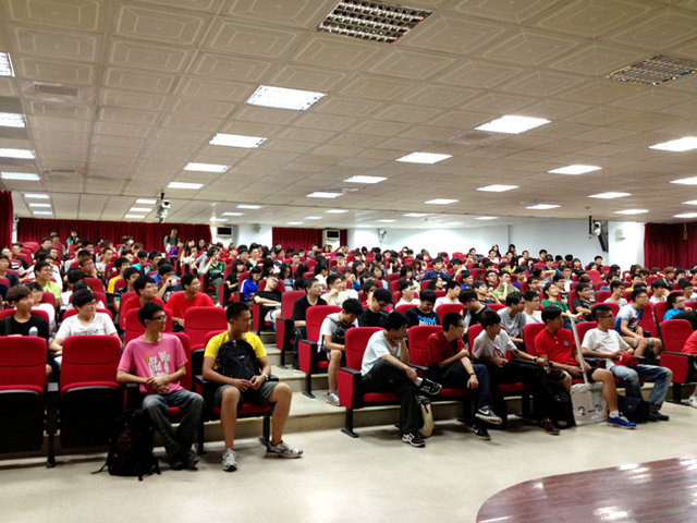 Students study at Ming Chi University